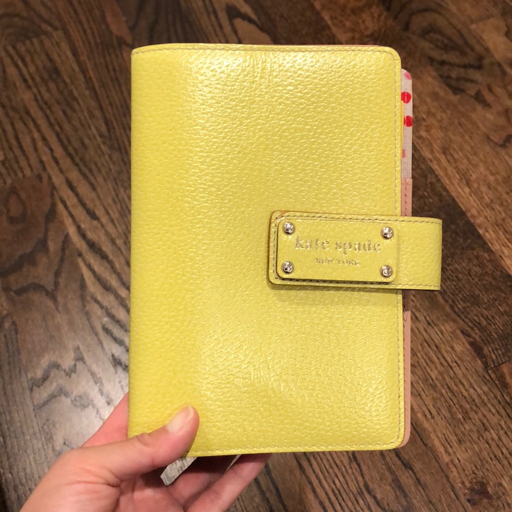 New Kate Spade leather agenda planner